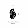 Wardrobe - Tough Pinch small knob/hook - EVAANNA