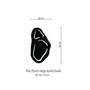 Wardrobe - Flat Pinch large knob/hook - EVAANNA