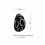 Wardrobe - Chunky Pinch large knob/hook - EVAANNA