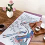 Affiches - Parchemin mural représentant des fleurs et des oiseaux de Minhwa - BON`EE(LIVING ART BRAND)