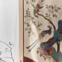 Affiches - Parchemin mural représentant des fleurs et des oiseaux de Minhwa - BON`EE(LIVING ART BRAND)