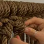 Tapisseries - Tenture Murale Macramé Fondation Marron - NŒULUXE