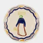 Assiettes au quotidien - Hand-Painted Comporta The Harvester Stoneware Dinner Plate - HOUSE OF CAPRICORN