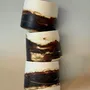 Mugs - Saggar-Fired Porcelain Cup - JOHN MAC CERAMICS