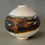 Pottery - Saggar-Fired Arita Porcelain Vase — Shuhari Collection - JOHN MAC CERAMICS