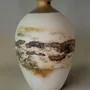 Pottery - Saggar-Fired Arita Porcelain Vase — Shuhari Collection - JOHN MAC CERAMICS