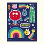 Accessoires enfants - Stickers réfléchissants - Grandes planches - RAINETTE