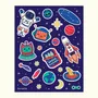 Accessoires enfants - Stickers réfléchissants - Grandes planches - RAINETTE