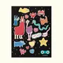 Accessoires enfants - Stickers réfléchissants - Grandes planches - RAINETTE