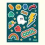 Accessoires enfants - Stickers réfléchissants - Grandes planches - RAINETTE