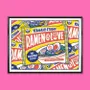 Poster - Print "Ramen is Love” (Size 30x40cm) - YEAAAH! STUDIO