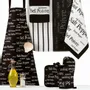 Dish towels - Sel & Poivre Tea Towel Noir 50 X 70 - MAISON VIVARAISE - SDE VIVARAISE WINKLER