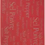 Torchons - Torchon metis Sel & Poivre rouge 50 X 70 - MAISON VIVARAISE - SDE VIVARAISE WINKLER