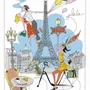Torchons - Torchon La Parisienne Blanc 72 X 48 - MAISON VIVARAISE - SDE VIVARAISE WINKLER