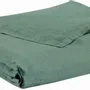 Bed linens - Zeff Flat Sheet Vert de gris 240 X 300 - MAISON VIVARAISE - SDE VIVARAISE WINKLER