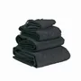 Bath towels - Zoé Bath Towel Carbone 70 X 140 - MAISON VIVARAISE - SDE VIVARAISE WINKLER
