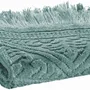 Serviettes de bain - Serviette Invite Zoe Vert de Gris 30 X 50 - MAISON VIVARAISE - SDE VIVARAISE WINKLER
