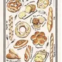 Dish towels - Pains de France Tea Towel Écru 48 X 72 - MAISON VIVARAISE - SDE VIVARAISE WINKLER