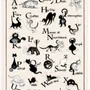 Dish towels - Kitchen Towel Abecedaire Dubout Ecru 48 X 72 - MAISON VIVARAISE - SDE VIVARAISE WINKLER