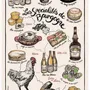 Dish towels - Kitchen Towel Specialites De Bou Ecru 48 X 72 - MAISON VIVARAISE - SDE VIVARAISE WINKLER