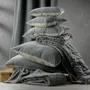 Cushions - Plain Cushion Elise Vert de gris 40 X 65 - MAISON VIVARAISE - SDE VIVARAISE WINKLER