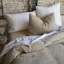Linge de lit - Housse de couette Zeff Vert de gris 140 x 200 - MAISON VIVARAISE - SDE VIVARAISE WINKLER