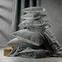Coussins - Coussin uni Elise Cobalt 45 X 45 - MAISON VIVARAISE - SDE VIVARAISE WINKLER