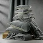 Cushions - Plain Cushion Elise Cobalt 40 X 65 - MAISON VIVARAISE - SDE VIVARAISE WINKLER
