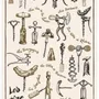 Dish towels - Kitchen Towel Tire-Bouchons Ecru 48 X 72 - MAISON VIVARAISE - SDE VIVARAISE WINKLER