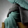 Bed linens - Tana Bed Throw Prusse 240 X 260 - MAISON VIVARAISE - SDE VIVARAISE WINKLER