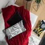 Plaids - Plaid uni Fara Rubis 135 x 200 - MAISON VIVARAISE - SDE VIVARAISE WINKLER