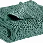 Linge de lit - Jeté Tana Vert de gris 260 x 260 - MAISON VIVARAISE - SDE VIVARAISE WINKLER