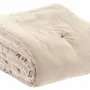 Plaids - Edredon pompons Elise Grège 80 x 180 - MAISON VIVARAISE - SDE VIVARAISE WINKLER