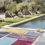 Autres linges de bain - Tapis de bain uni Etia Indigo 54 x 110 - MAISON VIVARAISE - SDE VIVARAISE WINKLER