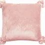 Coussins - Coussin Tender Pompons Aubepine 45 x 45 - MAISON VIVARAISE - SDE VIVARAISE WINKLER