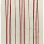 Dish towels - Striped Kitchen Towel Karma Rouge/Ecru 55 X 75 - MAISON VIVARAISE - SDE VIVARAISE WINKLER