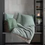 Linge de lit - Chemin de lit uni Elise Opaline 90 x 240 - MAISON VIVARAISE - SDE VIVARAISE WINKLER