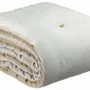 Plaids - Edredon pompons Elise Perle 80 x 180 - MAISON VIVARAISE - SDE VIVARAISE WINKLER