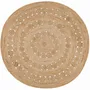 Rugs - Patna Rug Naturel Diameter 120 - MAISON VIVARAISE - SDE VIVARAISE WINKLER