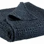 Bed linens - Tana Bed Throw Cobalt 240 X 260 - MAISON VIVARAISE - SDE VIVARAISE WINKLER