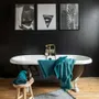Serviettes de bain - Drap de bain Bora Paon 90 x 150 - MAISON VIVARAISE - SDE VIVARAISE WINKLER