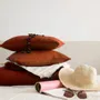Coussins - Coussin uni Zeff Rooibos 30 x 50 - MAISON VIVARAISE - SDE VIVARAISE WINKLER