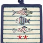 Potholders - New Pesk Pot Holder Bleu 18 X 18 - MAISON VIVARAISE - SDE VIVARAISE WINKLER