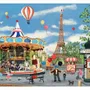 Sets de table - Set de table Carrousel Tour Eiffel Assortis 30 x 45 - MAISON VIVARAISE - SDE VIVARAISE WINKLER