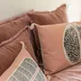 Cushions - Plain Cushion Fara Bois de rose 45 X 45 - MAISON VIVARAISE - SDE VIVARAISE WINKLER
