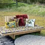 Throw blankets - Tender Throw Blanket Geranium 150 X 200 - MAISON VIVARAISE - SDE VIVARAISE WINKLER