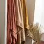 Throw blankets - Tender Throw Blanket Safran 150 X 200 - MAISON VIVARAISE - SDE VIVARAISE WINKLER