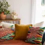 Throw blankets - Plain Fara Throw Safran 135 X 200 - MAISON VIVARAISE - SDE VIVARAISE WINKLER
