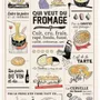 Torchons - Torchon Qui veut du fromage Ecru 48 x 72 - MAISON VIVARAISE - SDE VIVARAISE WINKLER