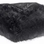 Throw blankets - Recycled Throw Nolan Caviar 130 X 170 - MAISON VIVARAISE - SDE VIVARAISE WINKLER